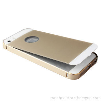 Hybrid Aluminum + PC Case for iPhone, Durable High-quality